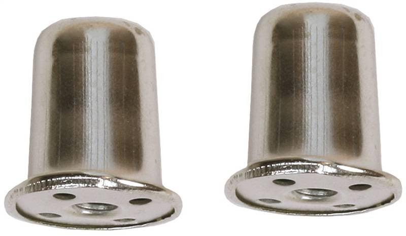 Finial Top Hat 1in Nickel Fin