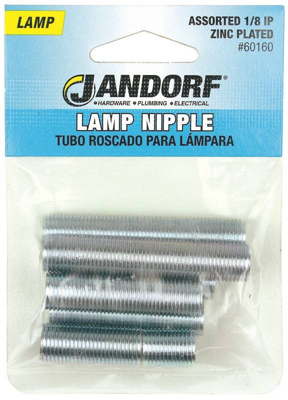 Nipple 1-8ip Assorted Zinc Plt