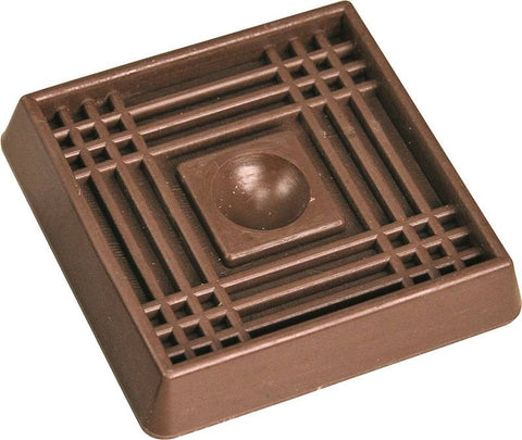 Cup Square Rubber 2in Brown