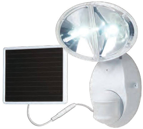 Floodlight Solar Hal Motn Wht