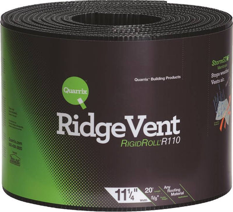Ridge Vent 7inx20ft Black