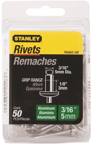 Rivet 3-16x1-8in Aluminum 50pk