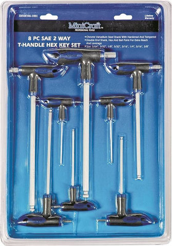 Key Hex-ball 8pc Sae Mold Hdl