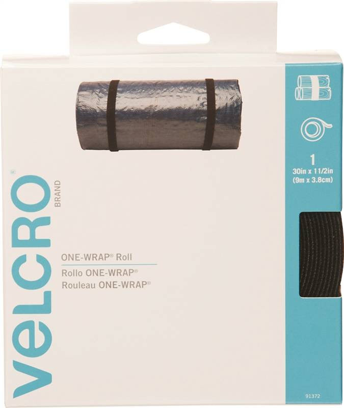 Strap Velcro 1-1-2inx30ft Blk