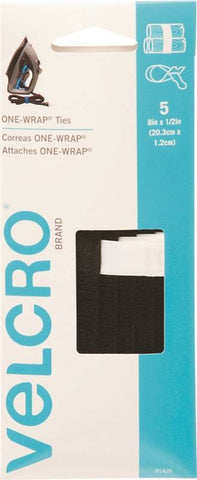 Strap Velcro 1-2x8in Black