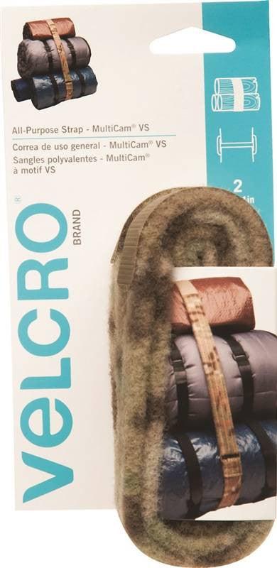 Strap Velcro 1-1-2inx6ft Camo