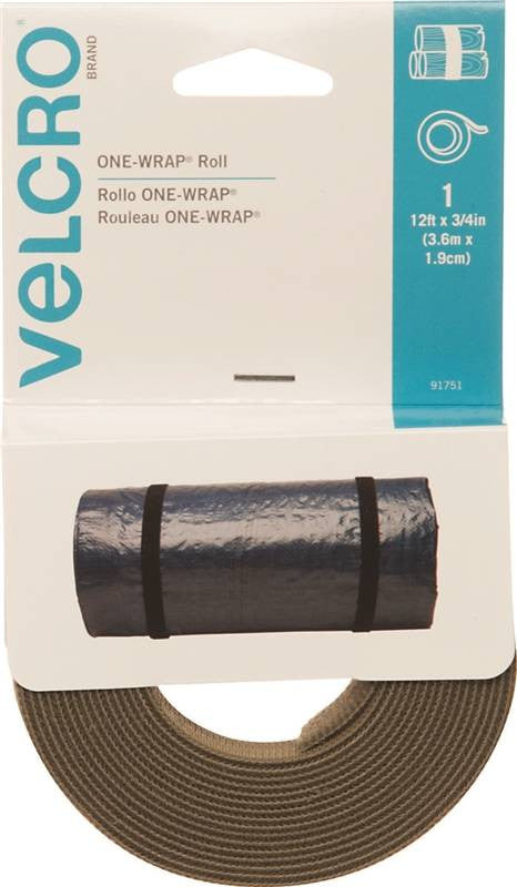 Velcro Roll 3-4inx12ft Tan