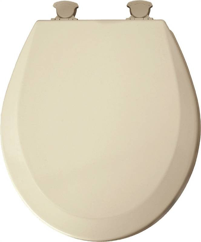 Toilet Seat Rnd Wood Biscuit