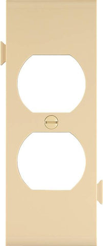 Wallplate Sect Ctr Rcpt Mid Iv