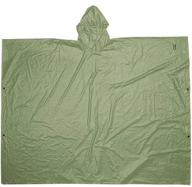 R10420 Poncho Pvc Green