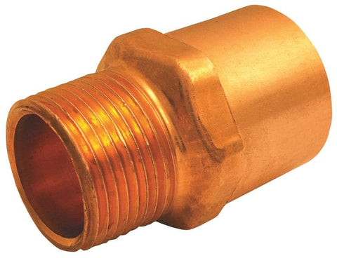 Adapter Male Copper 3-4 X 1