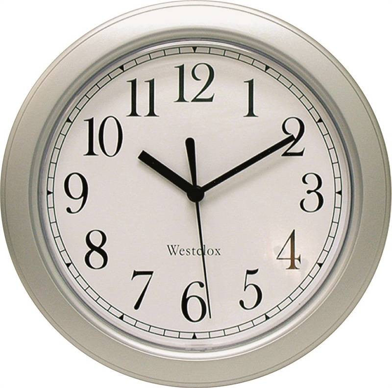 8.5 Round Wall Clock Silver