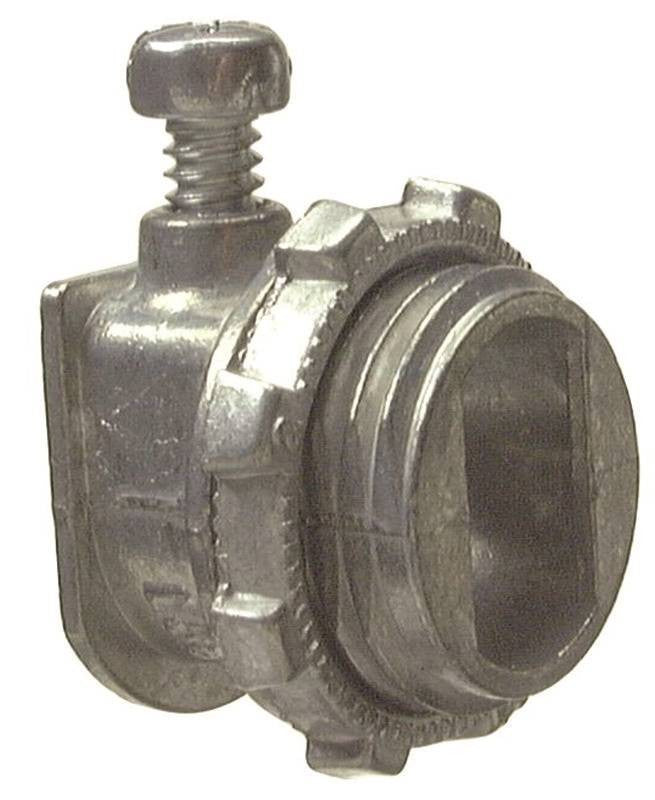 Connector Flex Box Zinc 3-8in