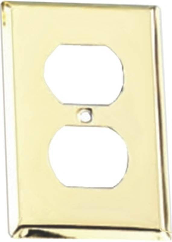 Wall Plate 1g Recpt Stl Std Pb