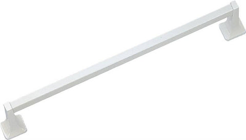 Towel Bar Square White 24in