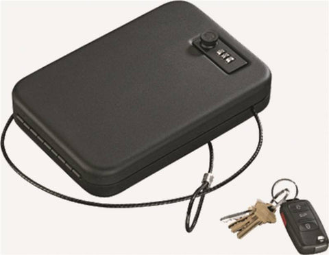 Case Portable Combo Lock Black