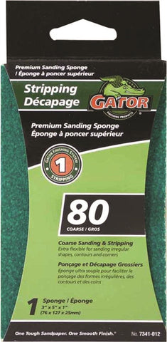 Sanding Sponge 3x5x1in 80 Grit