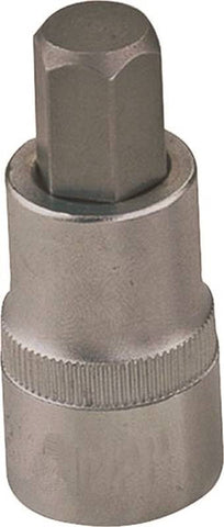 Socket Hex Bit 5mm 3-8dr Met