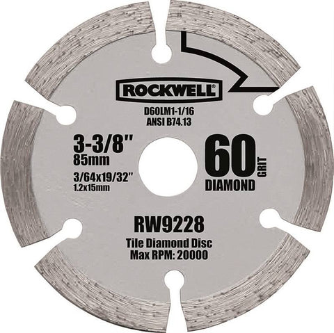 Diamond Grit Blade 3-3-8in