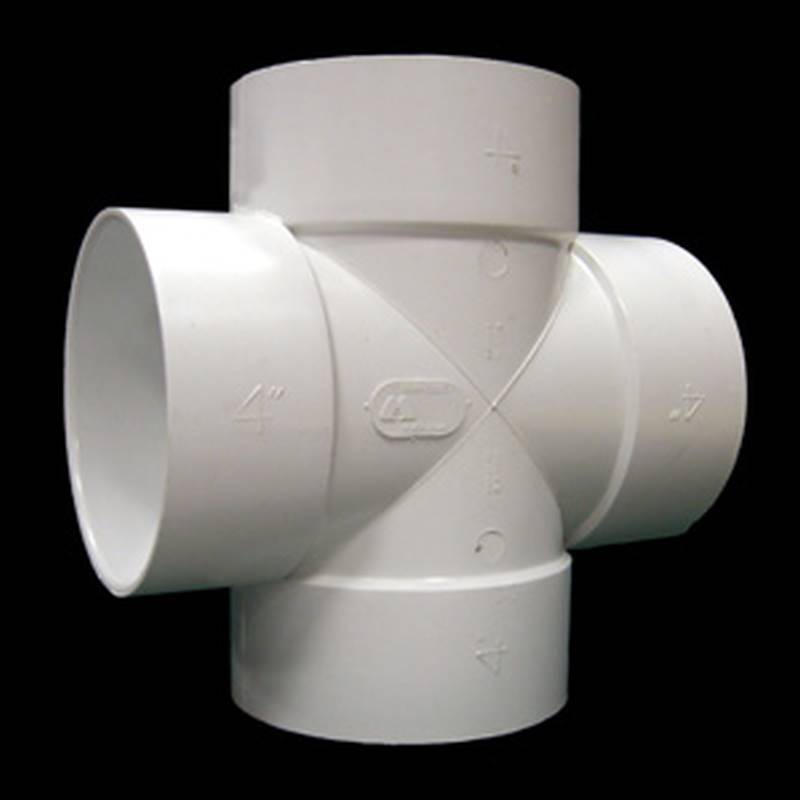 Tee Pipe Cross 3in Hxhxh Pvc