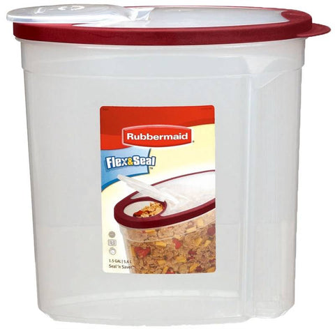 Food Container Red Flex 1.5 Gl