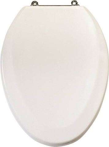 Toilet Seat Elong 19in Wht-crm