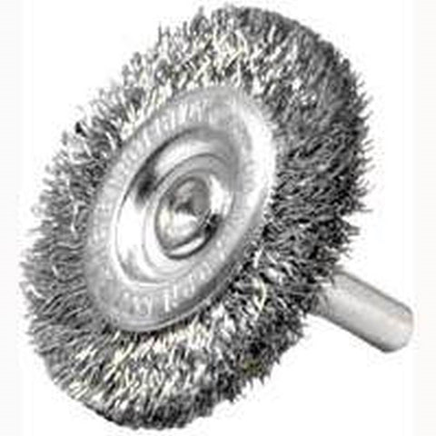 Wheel Brush 2in Crimp Fine