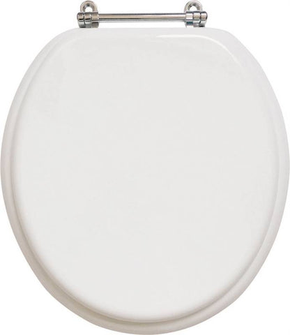 Toilet Seat Std 17in Wht-chrm