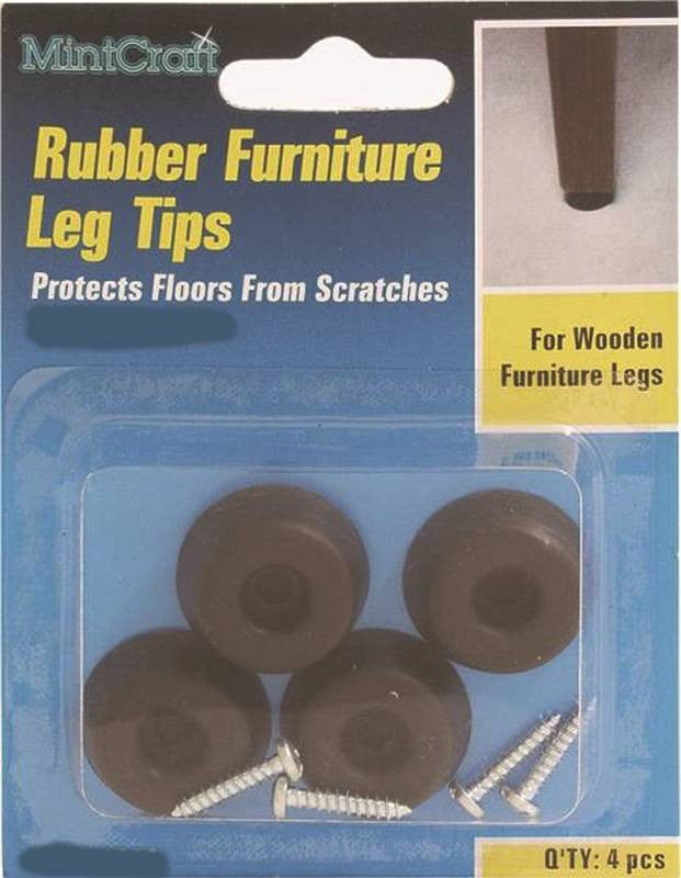 Bumper Screw Rubber 7-8in Blk