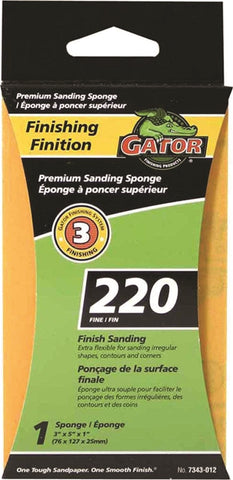 Sanding Sponge 3x5x1in 220grt