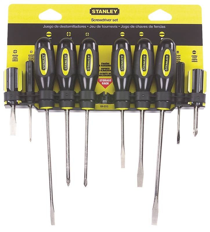 Screwdriver Set 10pc Non-slip