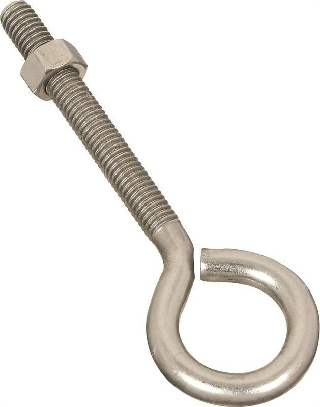 Eye Bolt W-nut 3-8x5in Ss