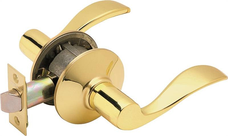 Accent Passage Lever Brt Brass