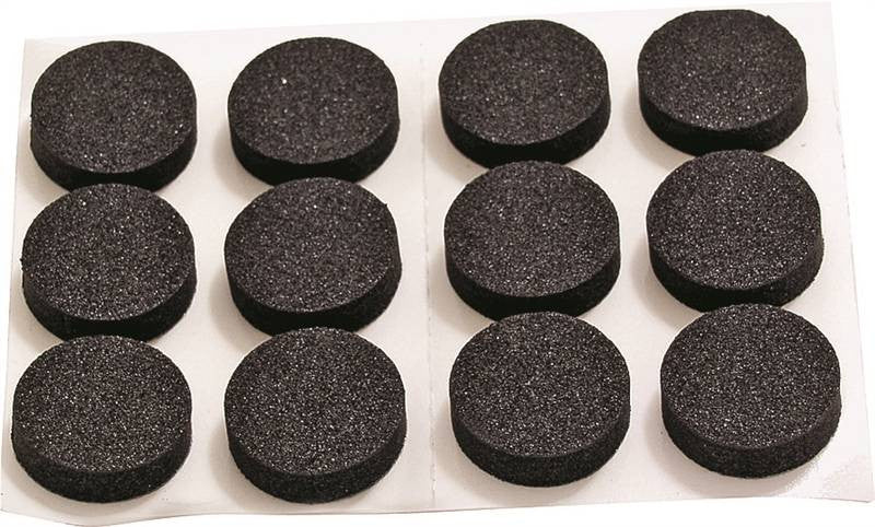 Pads Foam Rubbr 3-4in 19mm Blk