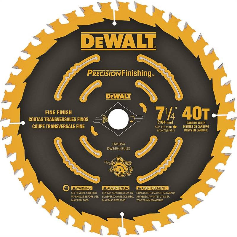 Circ Saw Blade 7-1-4 40t Prec