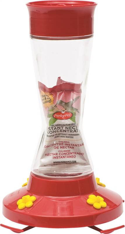 Feeder Bird 16oz Red Plstc