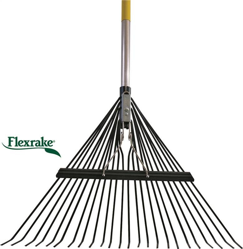 Rake Lawn-leaf Metal Head 24in