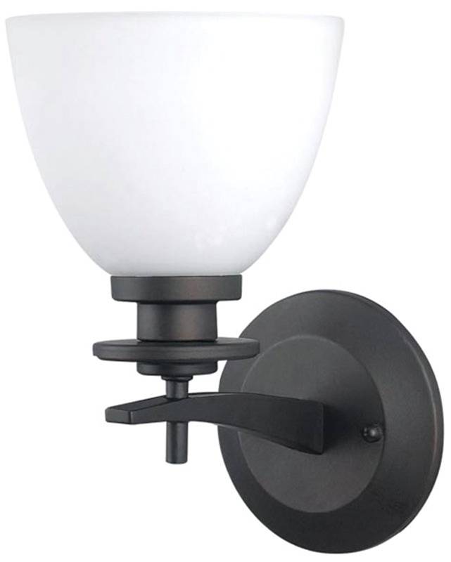 Fixture Light Wll Orb Flt Opal