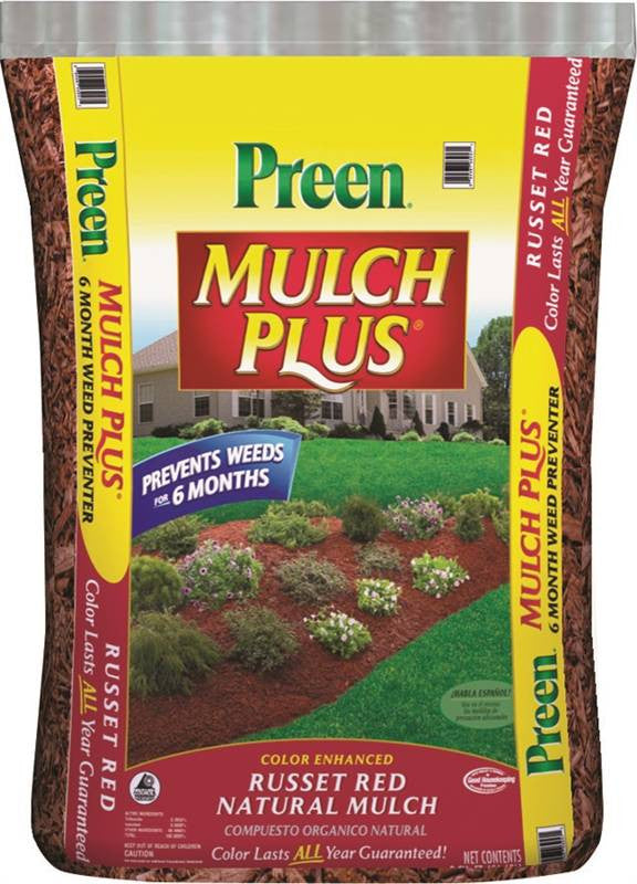 Mulch Preen Red 2 Cubic Feet