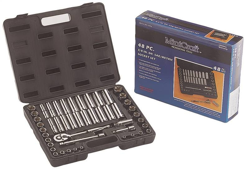 Socket Set 48pc 3-8dr Sae-met