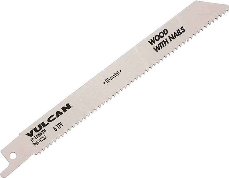 Recip Wood Saw Blade 6"x6t