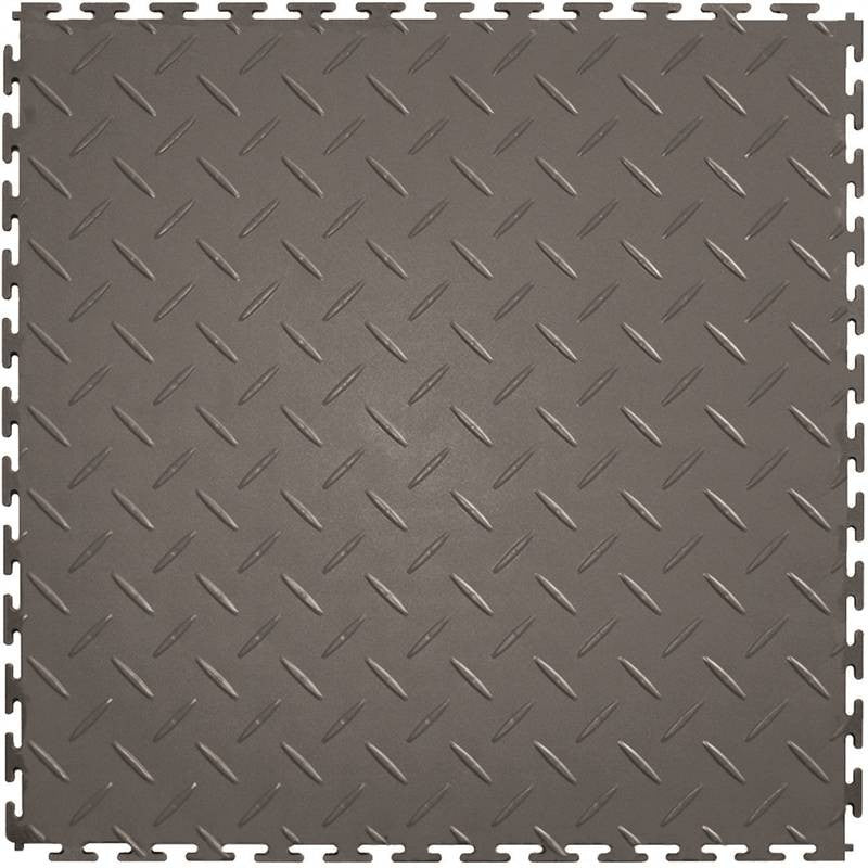 Tile Floor Dia Grey 20.5x20.6