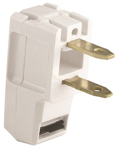 Plastic 1-15 Nema Supr Plug Wh