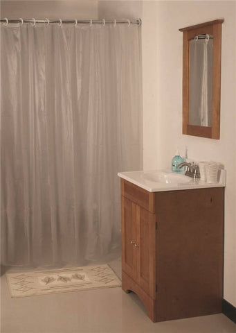 Shower Curtain Vnyl Frst 70x72