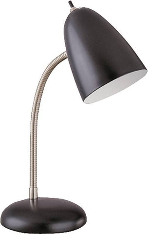 Lamp Desk Flex A19 16.5in Blk