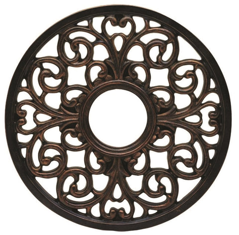 Medallion Ceiling 16in Ant Brs