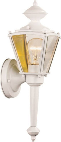 Lightwall Sm Coach Lantern Wht