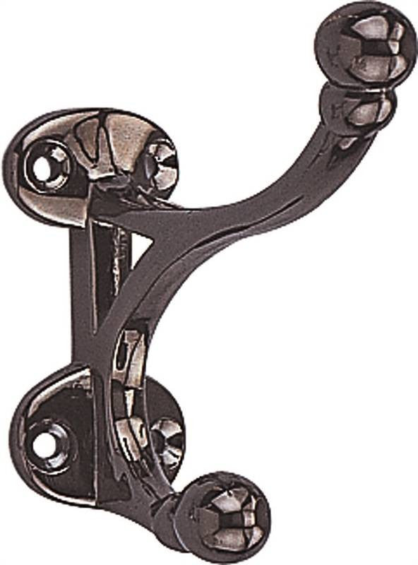 Coat-hat Hook Zinc Blk Nickel