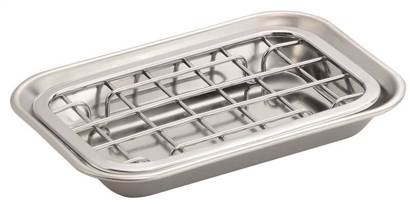 Soap Dish 2pc Chrome