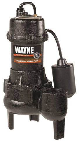 Sewage Pump Cast Iron 1-2 Hp